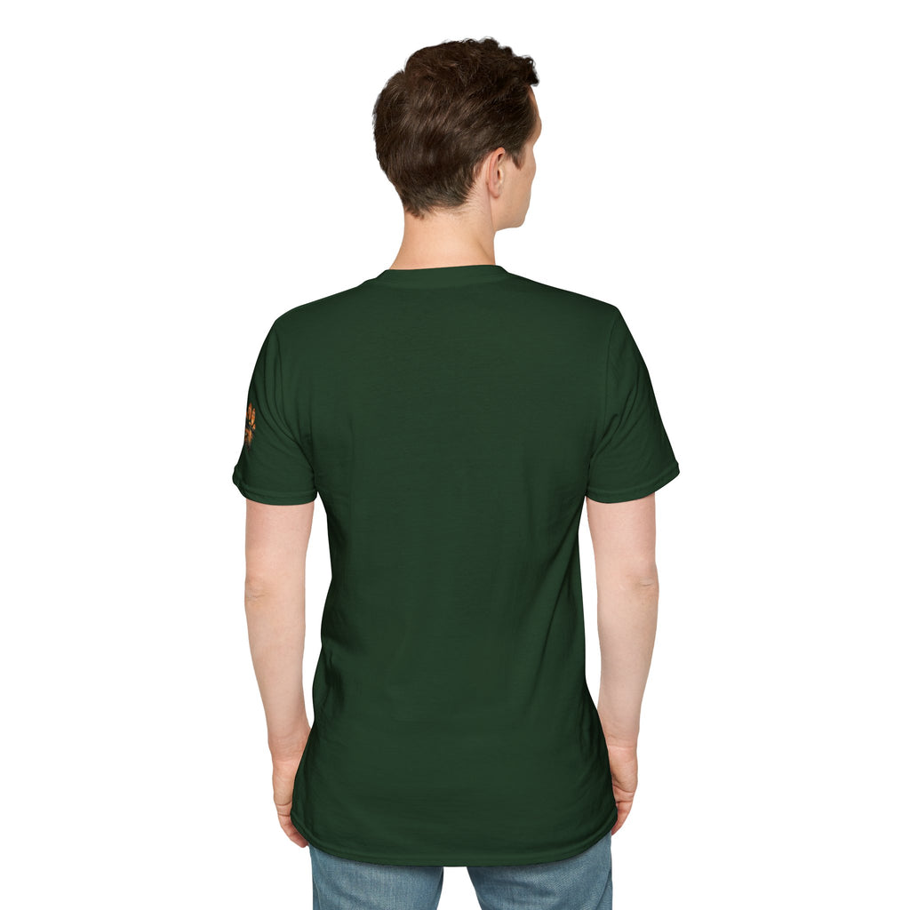 Professional Dog Petter T-Shirt — Cute Golden Retriever Paw Print Tee