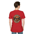 Coffee & Campfires T-Shirt — Vintage Outdoor Camping Graphic Tee