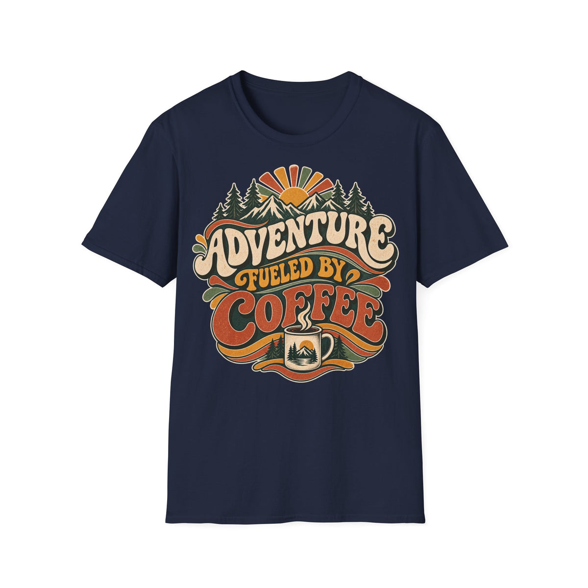 Adventure Fueled by Coffee T-Shirt