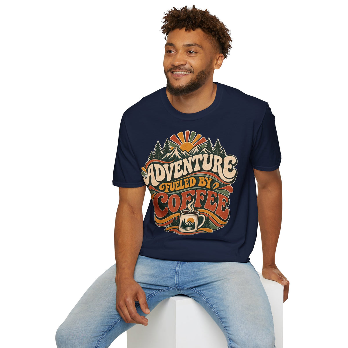 Adventure Fueled by Coffee T-Shirt