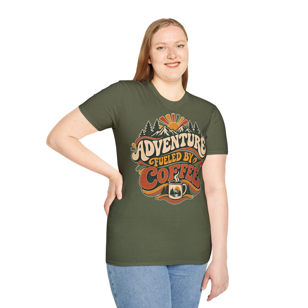 Adventure Fueled by Coffee T-Shirt