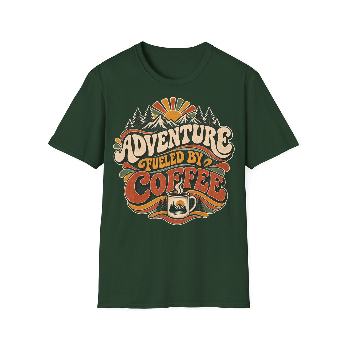 Adventure Fueled by Coffee T-Shirt
