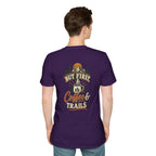 But First Coffee & Trails T-Shirt — Outdoor Coffee Lover Graphic Tee