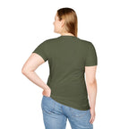 Cabin • Coffee • Calm T-Shirt — Rustic Cabin Coffee Graphic Tee