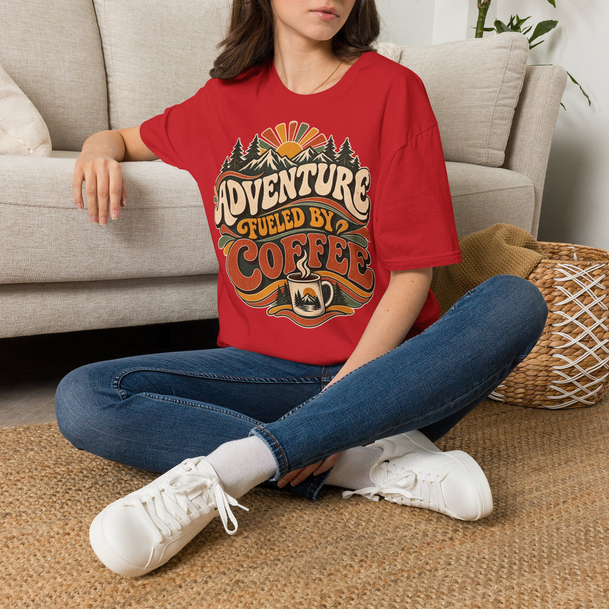 Adventure Fueled by Coffee T-Shirt