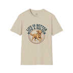Copy of Life Is Better With a Golden T-Shirt — Golden Retriever Dog Lover Tee