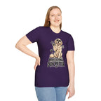 Professional Dog Petter T-Shirt — Cute Golden Retriever Paw Print Tee