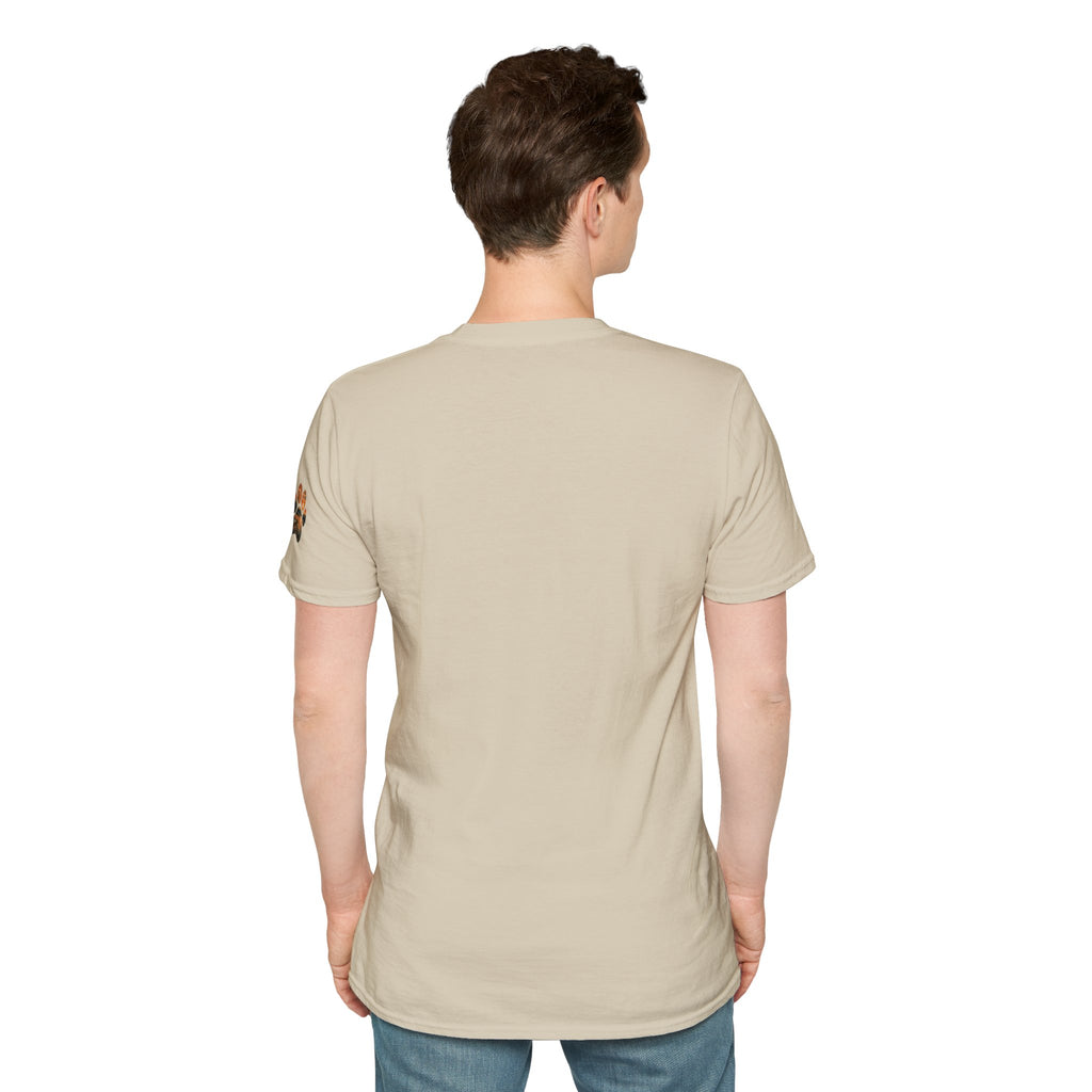 Professional Dog Petter T-Shirt — Cute Golden Retriever Paw Print Tee