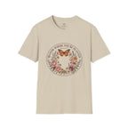 Copy of Bloom Where You’re Planted T-Shirt — Floral Butterfly Inspirational Tee