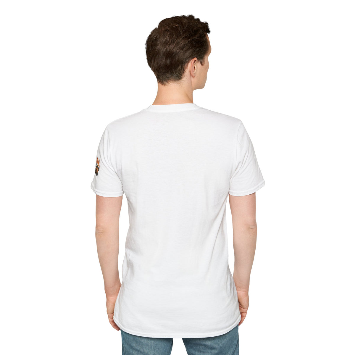 Professional Dog Petter T-Shirt — Cute Golden Retriever Paw Print Tee